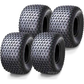 WANDA Set of 4 Sport ATV Tires 22x11-8 22x11x8 4PR Knobby 10032