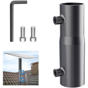 Starlink Mount Pole Pipe Adapter, Starlink Pipe Adapter, Fits up to 1.38" Top Inner Diameter and 1.5" Bottom Inner Diameter