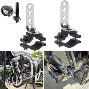 Light Bar Motorcycle Bracket 1.2 Inch Motorcycle Bicycle Mount Bracket Car Bull Bar Holder Clamp Offroad Tube Clamps Mounting Brackets for LED Work Lights(18-30mm)