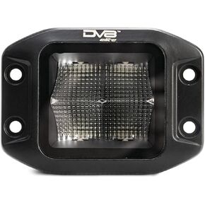 DV8 Offroad Elite Series 3" Flush Mount Light Pod | 4,800 Lumen from OSRAM LED's | Bezel-Less Housing w/Heat Fins | IP 68 Rated UV Resistant Lens | Flood Pattern