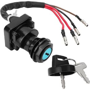 M MATI Ignition Key Switch for Polaris Trail Boss 250 Scrambler 250 Cyclone 250X 1985-1988 4110065