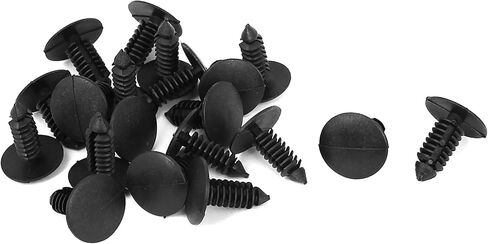 uxcell 8mm x 6mm Hole Plastic Car Fender Fir Tree Clips Rivets Retainer 20pcs in Saudi Arabia