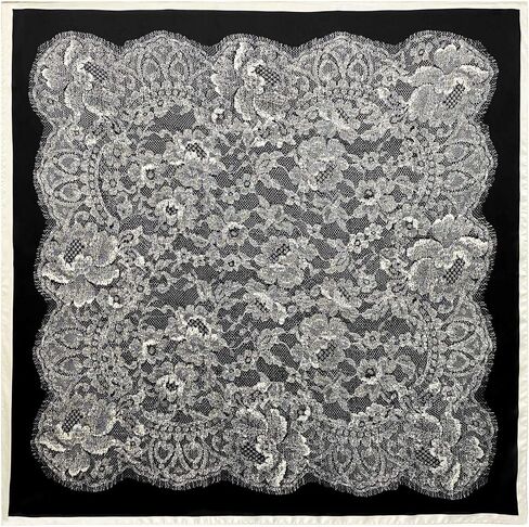 K-Elewon Large Square Scarf 43" Silk Scarf Fashion Scarves Silk Feeling Hair Wrapping Scarfs Night Sleeping Headscarf in Saudi Arabia