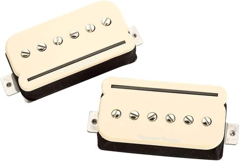 Briskdrop Seymour Duncan SHPR-1s P-Rails Set - Bundled with 4 MXR Patch Cables and Dunlop Polishing Kit (cream) in Saudi Arabia