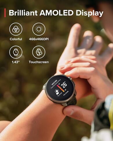 SUUNTO Race GPS Running Watch, Titanium Charcoal, EU in Saudi Arabia