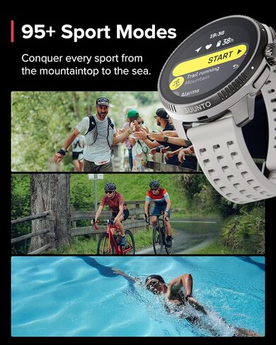 SUUNTO Race GPS Running Watch, Titanium Charcoal, EU in Saudi Arabia