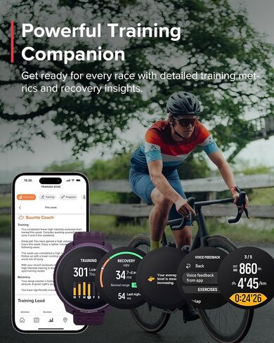 SUUNTO Race GPS Running Watch, Titanium Charcoal, EU in Saudi Arabia