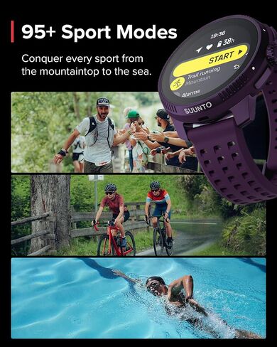 SUUNTO Race GPS Running Watch, Titanium Charcoal, EU in Saudi Arabia