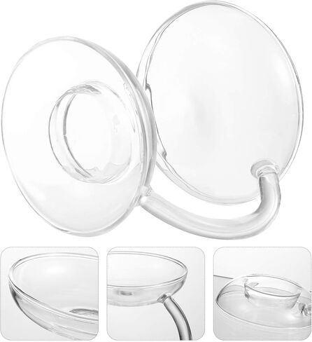Glass Glass Aroma Candle Burner Oil Burner Wax Melts Burner 11cm Glass Fragrance Candle Holder Tea Light Holder Desktop Adornment Warming Oil Diffuser Glass Oil Warmer in Saudi Arabia
