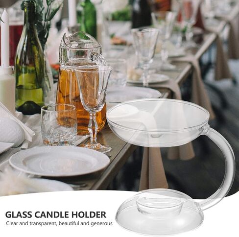 Glass Glass Aroma Candle Burner Oil Burner Wax Melts Burner 11cm Glass Fragrance Candle Holder Tea Light Holder Desktop Adornment Warming Oil Diffuser Glass Oil Warmer in Saudi Arabia