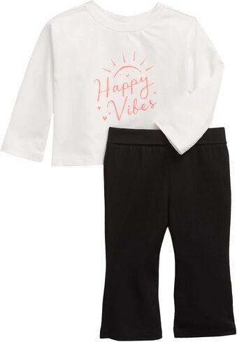 GAP baby-girls Long Sleeve Tee Flare Pant Set in Saudi Arabia