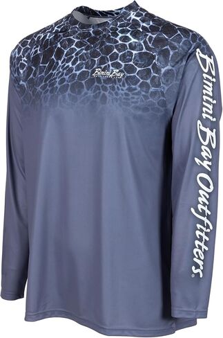 Bimini Bay Outfitters LTD Octocoral Men's Performance Long Sleeve Fishing Tee in Saudi Arabia