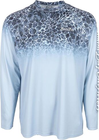 Bimini Bay Outfitters LTD Octocoral Men's Performance Long Sleeve Fishing Tee in Saudi Arabia