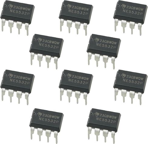 10 قطعة قابس مباشر NE5532P TI ثنائي القناة منخفض الضوضاء مضخم تشغيلي IC رقاقة مع مقبس لجهاز استقبال AV المدمج في الكمبيوتر Netbook أجهزة بث الفيديو الصوتية in Saudi Arabia