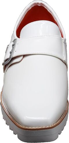 Enzo Romeo FREL Men's Patent Monk Strap Buckle Slip On Loafer Dress Shoes in Kuwait