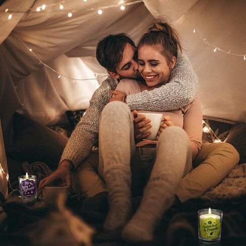 BeKind Sunshine Scented Candles Set for Home – Perfect Home Décor, Birthday Gifts for Women, Stress Relief, Natural Soy Candle Wax and Air freshener Fragrance, Aromatherapy Candle - 9 Pack in Saudi Arabia