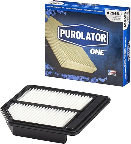 فلتر هواء المحرك المتقدم Purolator A25653 PurolatorONE متوافق مع سيارات هوندا سيفيك المختارة in Saudi Arabia