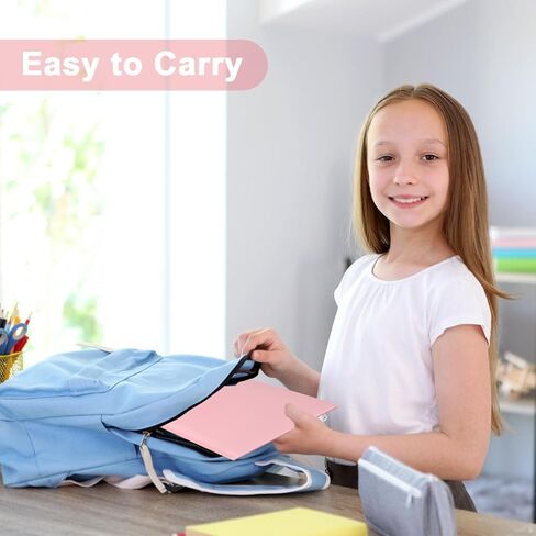 Two-Pocket-Folders with 3 Prongs, Letter Size Plastic Folders with Pockets and Prongs, Poly Plastic Folders for Office & School. 6 Pastel Colors (White Color -12 Packs) in Saudi Arabia