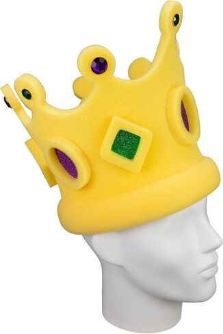 FOAM PARTY HATS: Mardi Gras Crown - Medieval Crown - Renaissance Crown - Mardi Gras Crown - Crown Party Hat - FOAM PARTY HATS: Mardi Gras Party Hat - Mermaid Crown Adult in Saudi Arabia