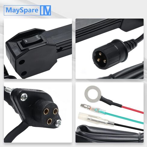 مجموعة التحكم عن بعد لجهاز التحكم اليدوي السلكي من MaySpare Winch لرافعة ATV UTV in Kuwait