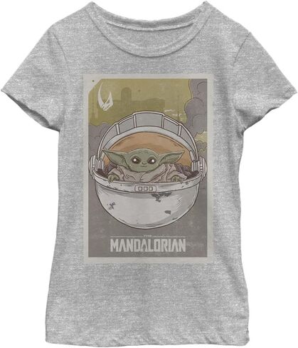 STAR WARS Mandalorian Baby Girls Short Sleeve Tee Shirt in Saudi Arabia