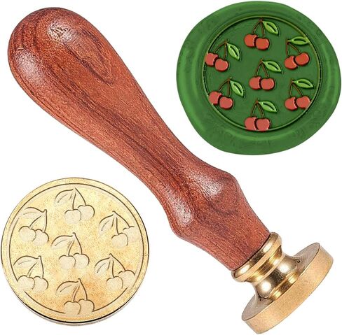 1" Bear Wax Seal Stamp Retro Sealing Stamps Removable Brass Head Seal Stamp with Wooden Handle Sealing Wax for Envelope Greeting Card Letter Wedding Invitations Gift Wrapping Decor in Saudi Arabia