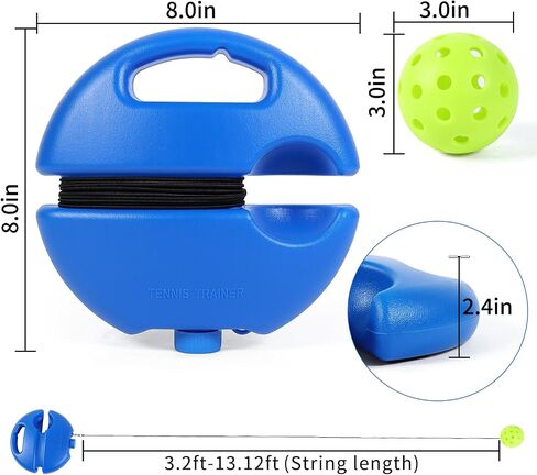 Match Buddy Pickleball Trainer, Featuring A Rope and Carry Bag, is an Ideal Training Tool Suitable for Adult or Child Beginners. in Saudi Arabia