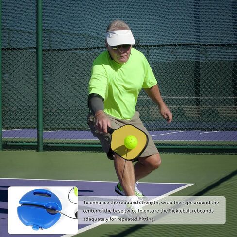 Match Buddy Pickleball Trainer, Featuring A Rope and Carry Bag, is an Ideal Training Tool Suitable for Adult or Child Beginners. in Saudi Arabia