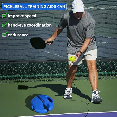 Match Buddy Pickleball Trainer, Featuring A Rope and Carry Bag, is an Ideal Training Tool Suitable for Adult or Child Beginners. in Saudi Arabia