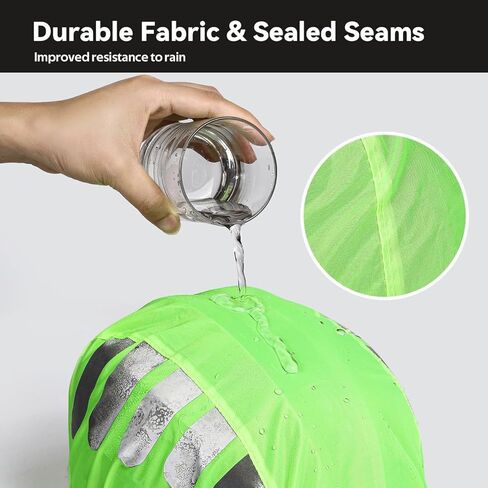 Bike Helmet Cover, Waterproof Bike Helmet Cover with Reflective Strip, Night Visual Mountain Bicycle Helmets Covers, Windproof Breathable Cycling Helmet Cover in Kuwait