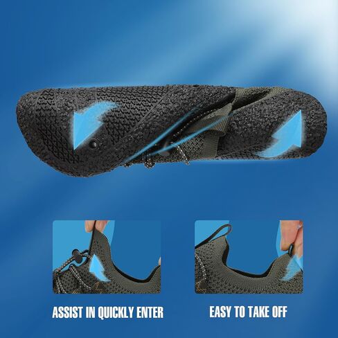 SK·TRIP Men's Water Shoes Lightweight and Quick-Drying Men's Water Shoes for Beach Swimming and Outdoor Activities in Saudi Arabia