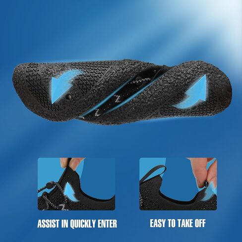 SK·TRIP Men's Water Shoes Lightweight and Quick-Drying Men's Water Shoes for Beach Swimming and Outdoor Activities in Saudi Arabia
