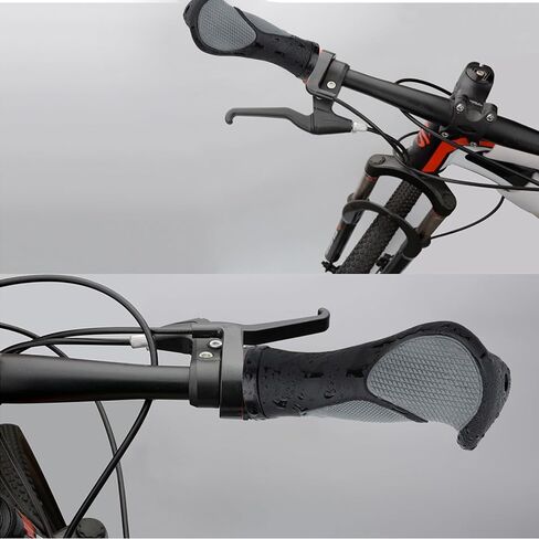Bike Handlebar Grips, MTB Grips with Elastic Grainy Design Bike Grips, Slip Rubber Bike Handlebar Grips Bicycle Grips for BMX, Foldable Urban Bicycles, E-Bike, Scooter in Saudi Arabia