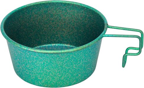 TiTo Titanium 500ML Titanium Sierra Cup Bowl with Handle Portable Lightweight Cookware for Outdoor Camping, Hiking, Backpacking, Picnic, BBQ Kitchen Tableware (Blue Colorful) in Kuwait