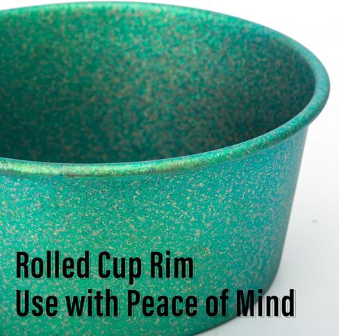 TiTo Titanium 500ML Titanium Sierra Cup Bowl with Handle Portable Lightweight Cookware for Outdoor Camping, Hiking, Backpacking, Picnic, BBQ Kitchen Tableware (Blue Colorful) in Kuwait