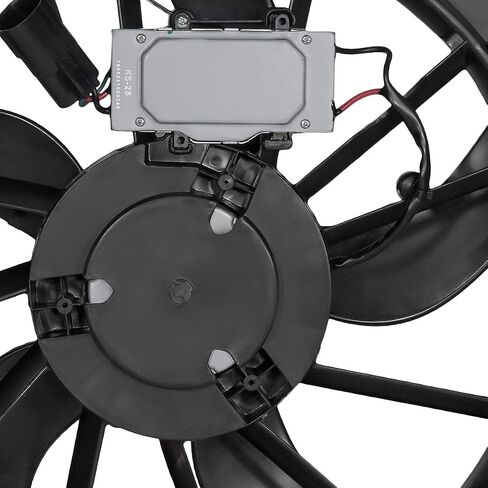 DNA MOTORING OEM-RF-0091 Factory Style Radiator Cooling Fan Assembly Cooling Efficiency Improved Direct Replacement [Compatible with 10-12 Fusion / 11-12 Mkz / 10-11 Milan],Black in Saudi Arabia