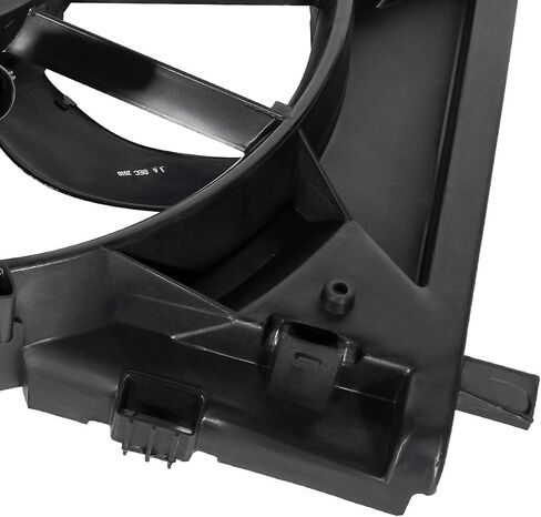 DNA MOTORING OEM-RF-0091 Factory Style Radiator Cooling Fan Assembly Cooling Efficiency Improved Direct Replacement [Compatible with 10-12 Fusion / 11-12 Mkz / 10-11 Milan],Black in Saudi Arabia