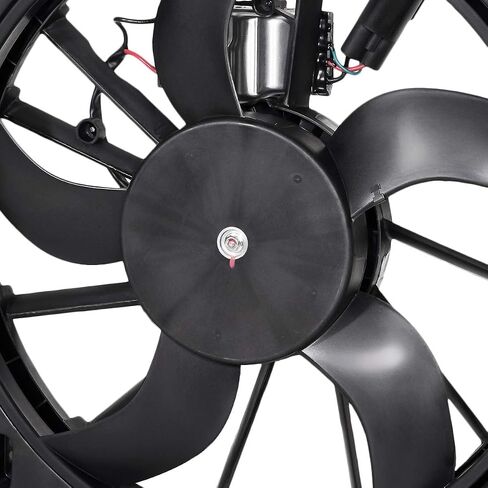 DNA MOTORING OEM-RF-0091 Factory Style Radiator Cooling Fan Assembly Cooling Efficiency Improved Direct Replacement [Compatible with 10-12 Fusion / 11-12 Mkz / 10-11 Milan],Black in Saudi Arabia
