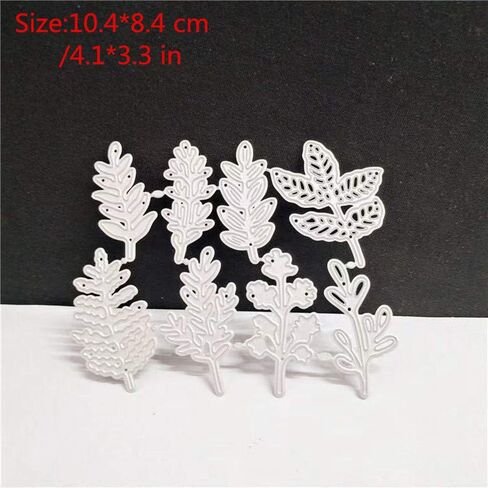 8pcs/Set Flower Leaves Metal Die Cuts for Card Making,Thanksgiving Christmas Wedding Flower Leaf Cutting Dies Cut Stencils for DIY Scrapbooking Album Decorative Embossing Paper Dies in Kuwait