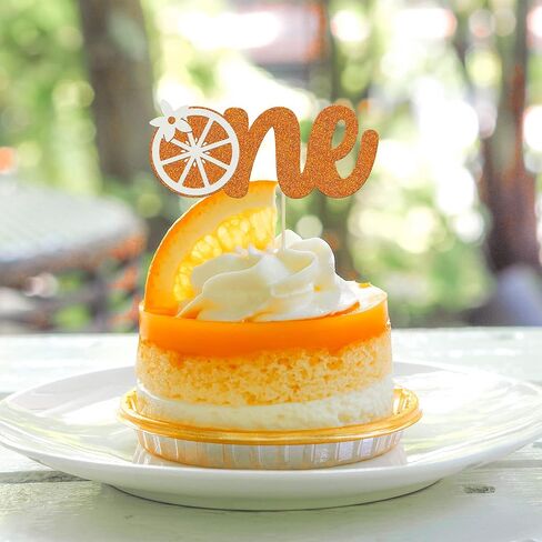 1Pc Lemon 1st Birthday Cake Topper Glitter Lemon One Cake Pick Fruit Theme Lemonade First Birthday Cake Decorations for Lemon Theme Baby Shower Boys Girls 1st Birthday Party Supplies in Kuwait