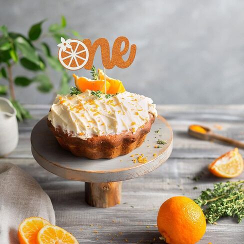 1Pc Lemon 1st Birthday Cake Topper Glitter Lemon One Cake Pick Fruit Theme Lemonade First Birthday Cake Decorations for Lemon Theme Baby Shower Boys Girls 1st Birthday Party Supplies in Kuwait