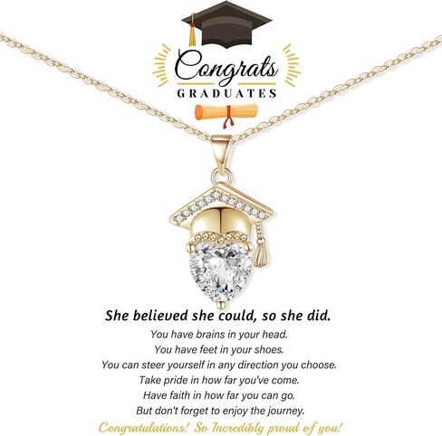 Graduation Gifts for Her 2024 Birthstone Necklace for Women Birthday Gifts for Teen Girls 5th 8th Grade High School College Graduation Gift for Her 2024 Graduation Necklace Girlfriend Daughter Jewelry in Saudi Arabia