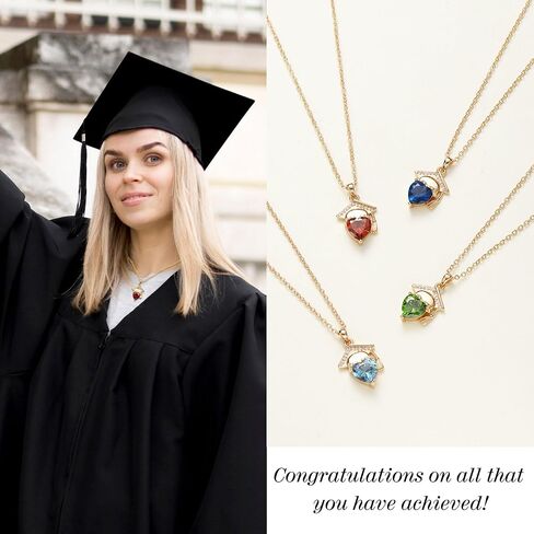 Graduation Gifts for Her 2024 Birthstone Necklace for Women Birthday Gifts for Teen Girls 5th 8th Grade High School College Graduation Gift for Her 2024 Graduation Necklace Girlfriend Daughter Jewelry in Saudi Arabia
