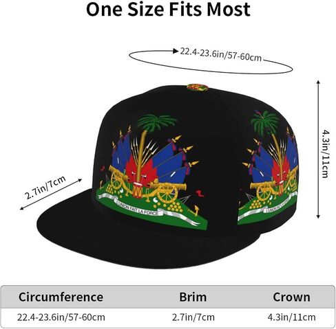 Cute Haiti Flag Cap Cute Haitian Flag Baseball Hat Adjustable Unisex Haitian Flag Cap for Men Women in Saudi Arabia