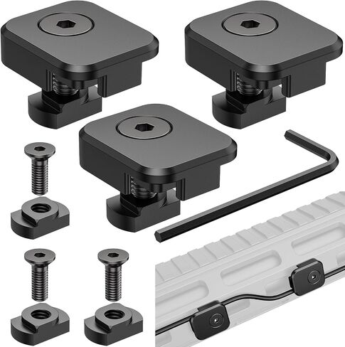 CVLIFE 3 Pcs Pressure Switch Cable Guides Management Compatible with Mlok, Light Pressure Switch Cable Clips, Flashlight Wire Clips in Saudi Arabia