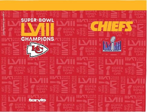 كوب سفر Tervis Traveler NFL Kansas City Chiefs - Super Bowl 58 LVIII Champions ذو جدران ثلاثية معزولة يحافظ على المشروبات باردة وساخنة، 30oz، من الفولاذ المقاوم للصدأ in Saudi Arabia