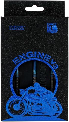 محرك CUESOUL 21/22/23g طرف فولاذي 90% مجموعة سهام التنغستن مع طلاء زيتي نهائي وتوحيد ROST T19 Carbon Flight in Kuwait