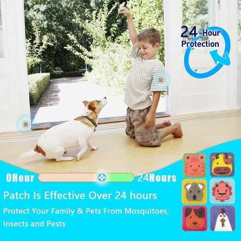 90 Pack Mosquito Patches, Mosquito Stickers, Resealable for Kids & Adults, Natural Ingredients and Deet-Free in Saudi Arabia
