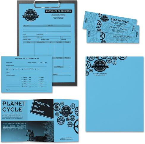 Neenah Astrobrights Color Paper, 11" x 17", 24 lb/89 GSM, Pulsar Pink, 500 Sheets (21033) in Kuwait