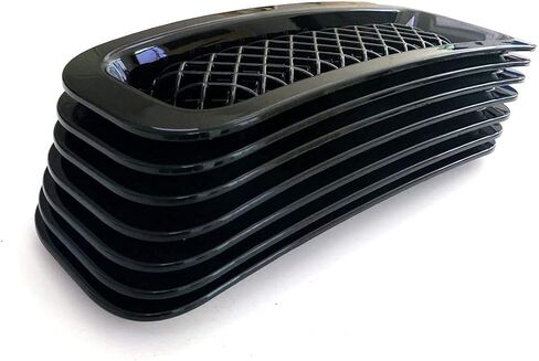 Bolaxin كروم أسود شبكة أمامية مصبغة شبكة مصبغة إدراج عدة متوافقة مع جيب باتريوت 2011-2017 (7 قطع) in Kuwait